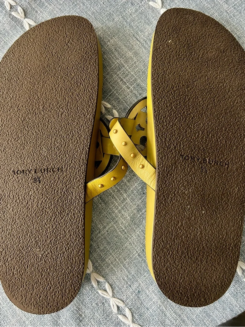 TORY BURCH Miller Cloud Vintage Plaque In Pistachio Pudding Size 9.5